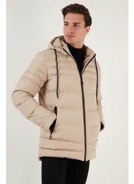 Buratti Water Repellent Slim Fit Cold and Wind Resistant Hooded Puffer Coat Men's Coat 649005  - Image 4