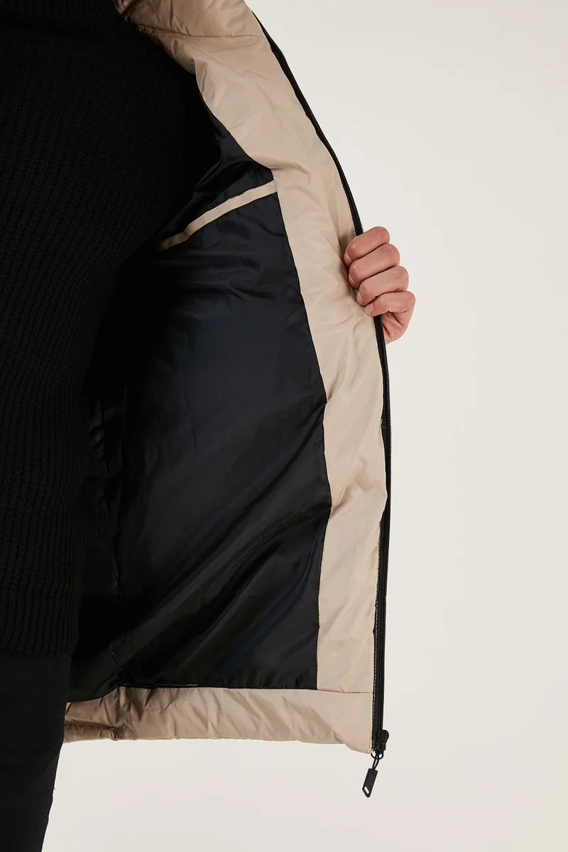 Buratti Water Repellent Slim Fit Cold and Wind Resistant Hooded Puffer Coat Men's Coat 649005
