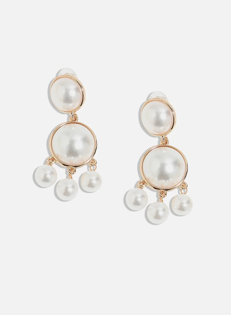 سوهي قرط غربي صناعي متدلٍ مجوهرات