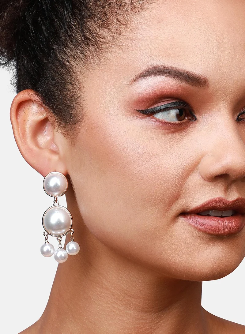 سوهي قرط غربي صناعي متدلٍ مجوهرات