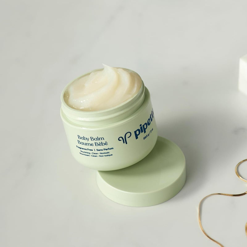 Pipette Baby Balm - Protects, Hydrates & Nourishes Sensitive Skin - Baby Essentials for Newborn with Renewable Plant-Derived Squalane, 2 oz - Image 5