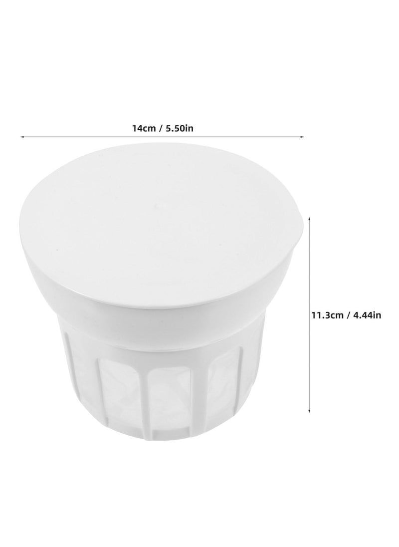 Yogurt Strainer, Yogurt Strainer with Lid, Fine Mesh Yogurt Filter, Reusable Kitchen Tools Homemade, Colander Whey Separator, for Filtering Juice Honey, Milk