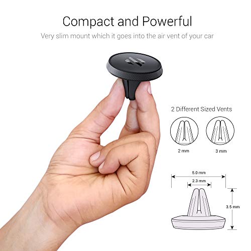 SKYVIK TRUHOLD AC Airvent Magnetic Car Mobile Phone Holder-Black - Image 3