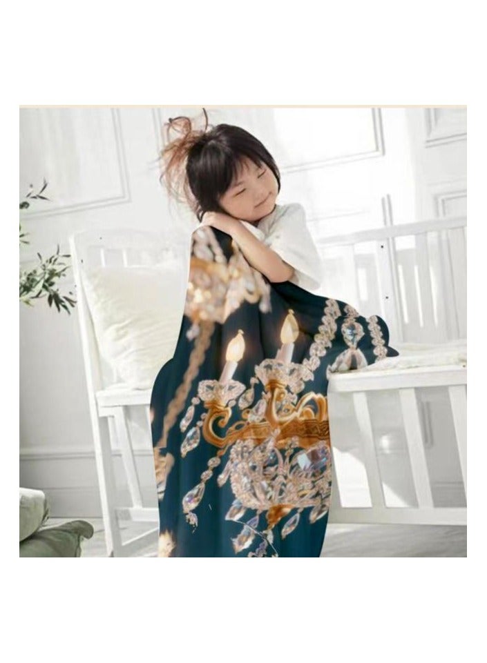 عام بطانية رقيقة من الفانيلا (دافئة ومريحة، ومناسبة للنوم واستخدام الألعاب وإزالة الغبار ومقاومة للرمل) 150 سم * 200 سم - 972 - Image 3