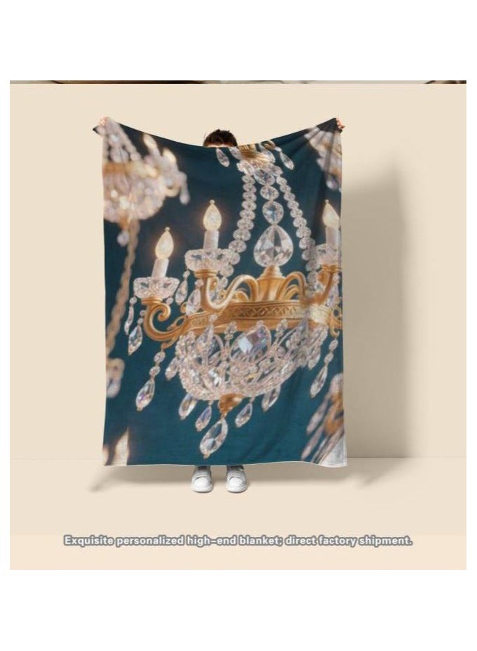 عام بطانية رقيقة من الفانيلا (دافئة ومريحة، ومناسبة للنوم واستخدام الألعاب وإزالة الغبار ومقاومة للرمل) 150 سم * 200 سم - 972 - Image 4