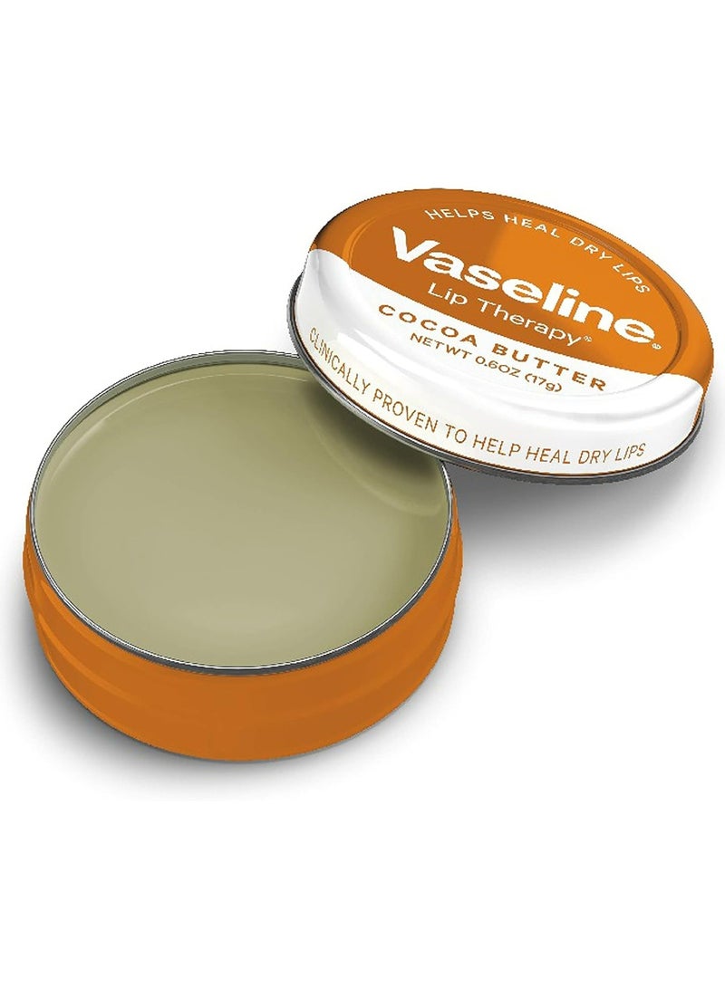 فازلين مرطب شفاه فازلين بزبدة الكاكاو، عبوة ٢٠ غرام | مرطب شفاه أصلي عالي الجودة للشفاه الجافة والمتشققة | تغذية عميقة بزبدة الكاكاو | حماية ناعمة ولامعة للشفاه - Image 2