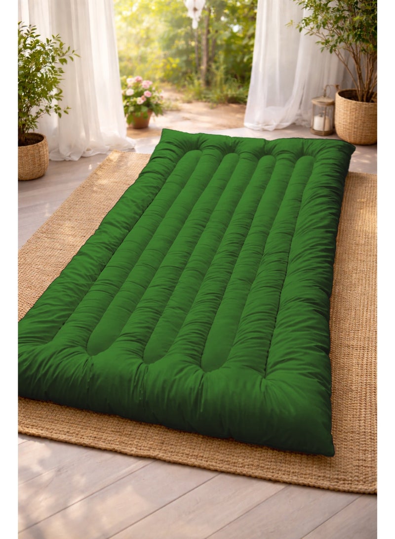 سليب لاند بكج الضيوف والرحلات لون أخضر طراحة مع بطانية ومخدة وشنطة تخزين - Image 4