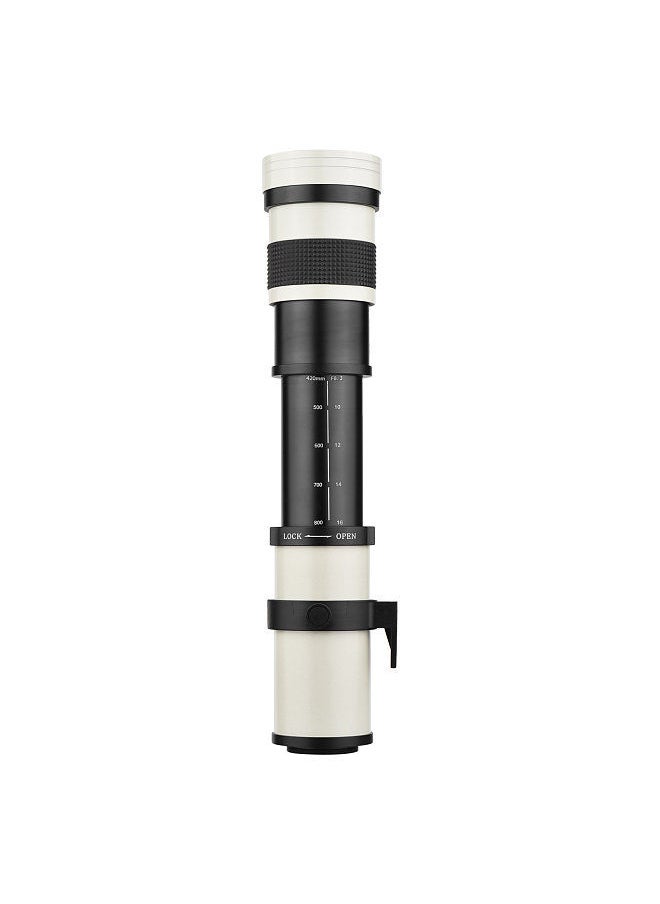 Generic Camera MF Super Telephoto Zoom Lens F/8.3-16 420-800mm T Mount with Universal 1/4 Thread Replacement for Canon Nikon Sony Fujifilm Olympus Cameras  - Image 3