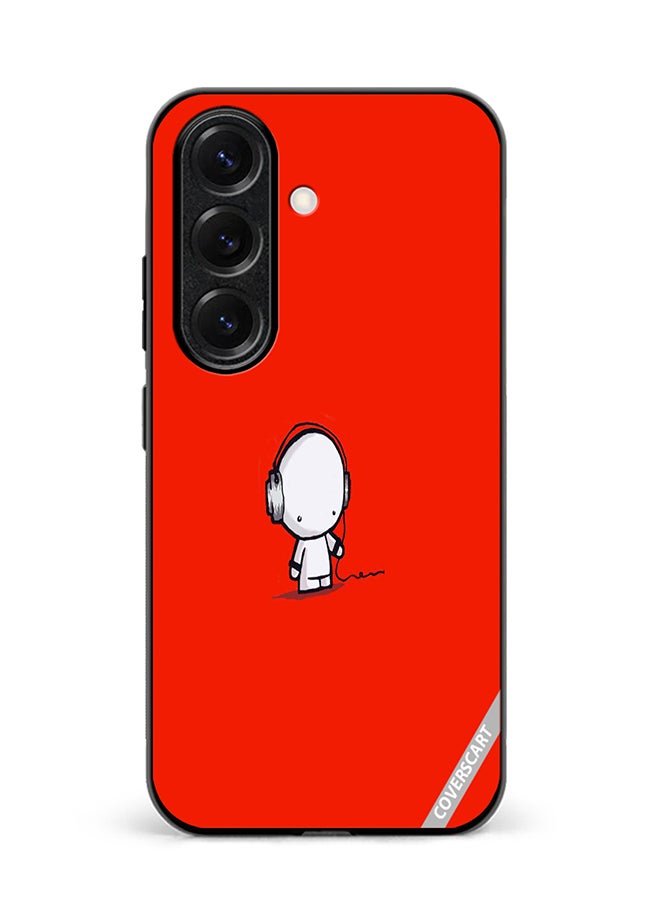 Protective Case Cover For Samsung Galaxy S24 Lone Boy Design Red