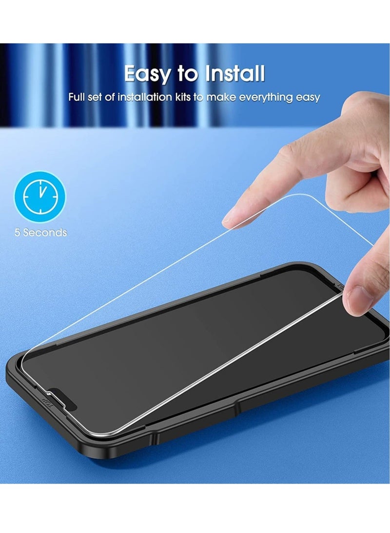 MUNTAQI [5 in 1] Designed for iPhone 14 Pro Max Case, Never Yellow, Military Protection, with 2 Tempered Glass Screen Protector+2 Camera Lens Protector All-Round Protection Kit. - Image 4