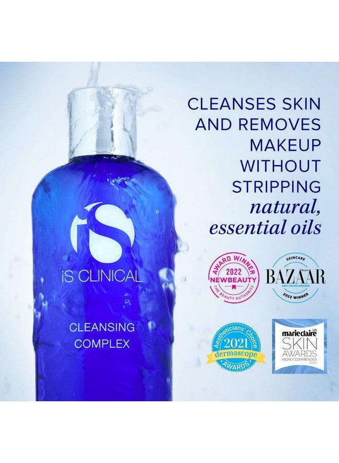 آي إس كلينيكال مركب التنظيف 3 في 1 منظف لطيف للمسام العميقة وغسول الوجه ومزيل المكياج يساعد على البشرة المعرضة للشوائب - Image 3