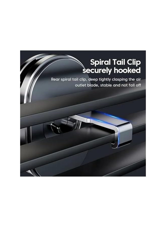S-TOP Magnetic Universal air vent Car Mount Phone/GPS Holder Compatible with iPhone 11/11 pro/ 11 pro max, iPhone Xs Xr X 8 7 6, Samsung (Silver) - Image 3