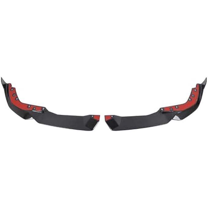 Torvex Front Splitter, bumper lip spoiler air dam kit 2PCS carbon fibre lower front bumper extension, Compatible with BMW 3 Series G20 M Sport 2023-onwards, front valance body kit - Image 1