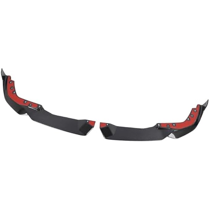 Torvex Front Splitter, bumper lip spoiler air dam kit 2PCS carbon fibre lower front bumper extension, Compatible with BMW 3 Series G20 M Sport 2023-onwards, front valance body kit - Image 2