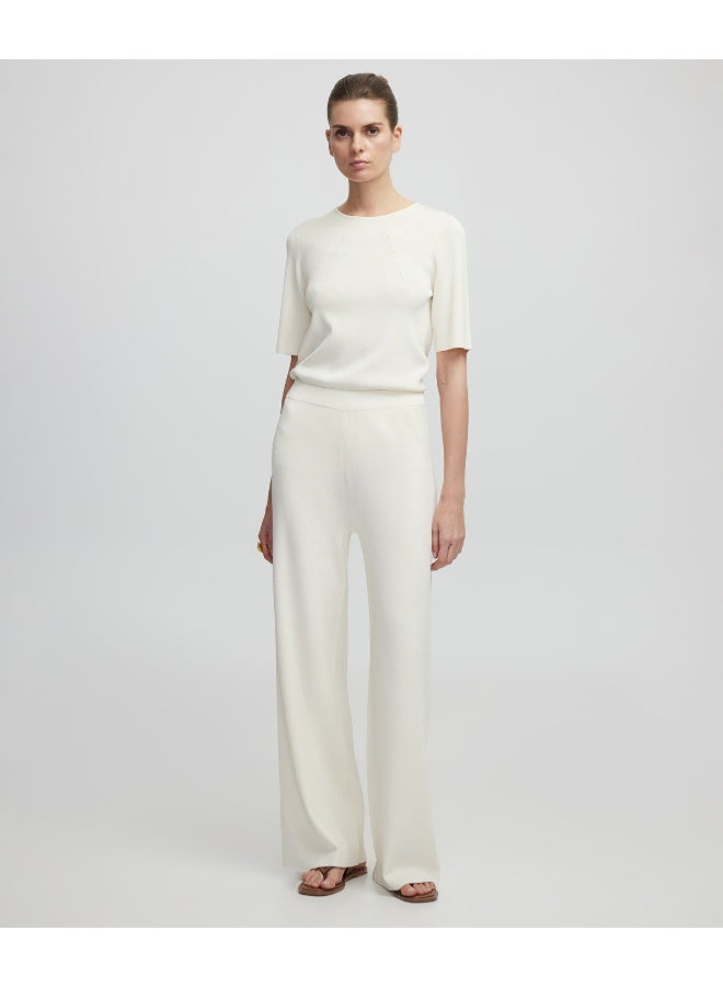Ipekyol Wide-Leg Knit Trousers - Image 1