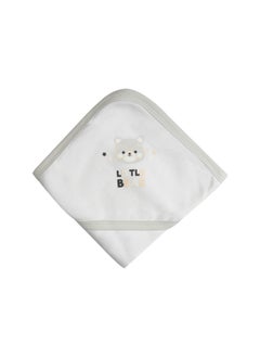 Babies Basic 100% Cotton Blanket, Receiving Blanket For New Born, 75*75Cm , Grey  - Image 3