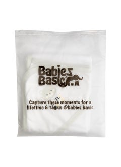 Babies Basic 100% Cotton Blanket, Receiving Blanket For New Born, 75*75Cm , Grey  - Image 4