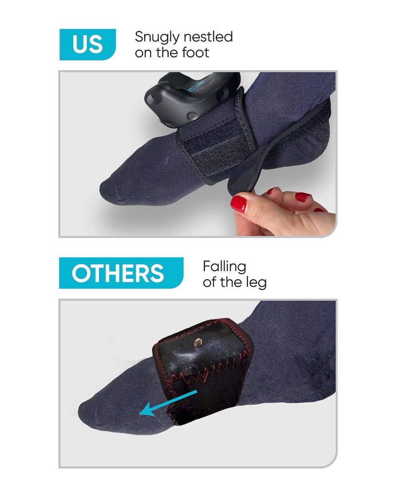 Skywin Vive Tracker Straps for HTC Vive, 3.0, 2.0, and Ultimate Trackers, 2 Pack Feet Strap, Secure and Comfortable Full Body Tracking (Trackers Not Included) - Image 3