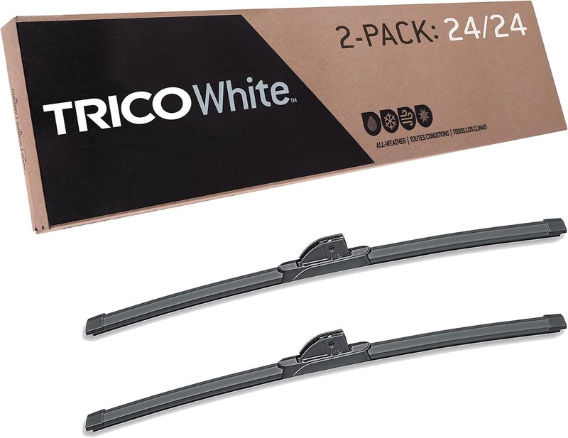TRICO White 24 Inch Pack of 2 Extreme Weather Winter Automotive Replacement Windshield Wiper Blades - Image 1