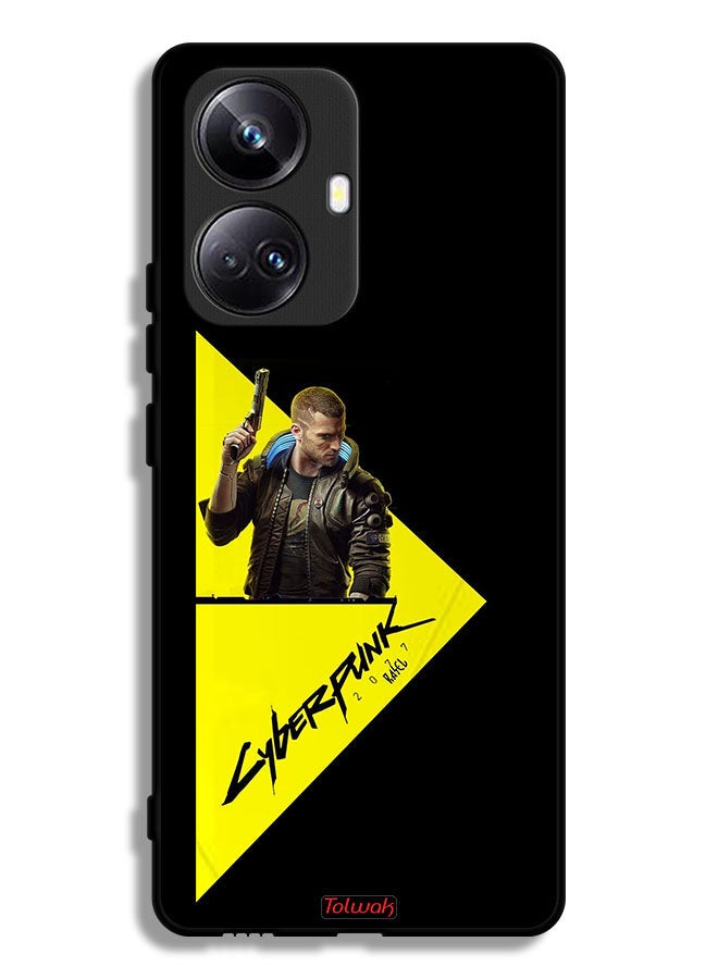 Tolwak Realme 10 Pro Plus Protective Case Cover Cyberpunk 2077 - Image 1