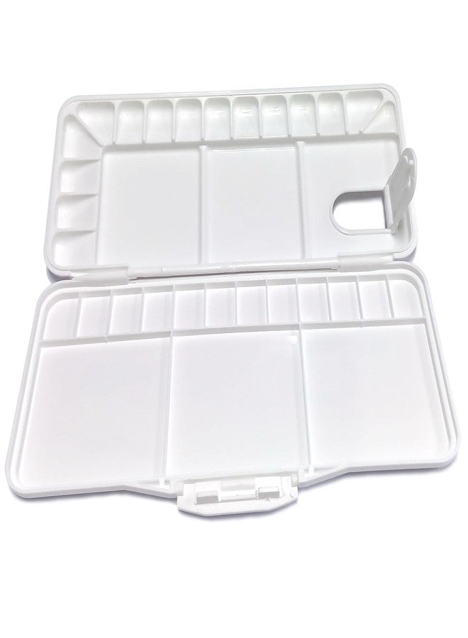 SUPIA Folding Paint Trays Box Watercolor Plastic Palettes, Thumbhole Holders (28 Wells) - Image 4