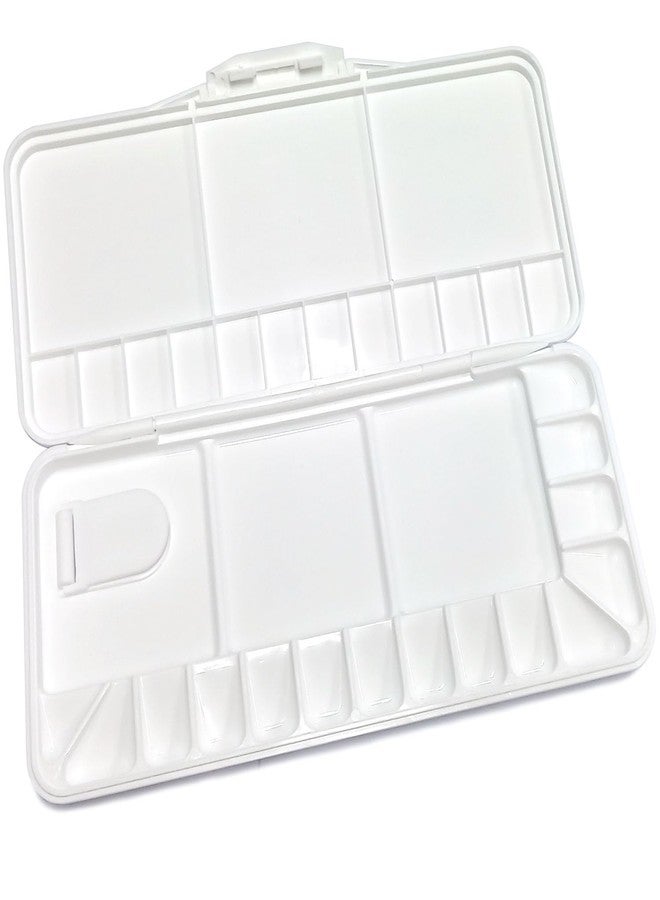 SUPIA Folding Paint Trays Box Watercolor Plastic Palettes, Thumbhole Holders (28 Wells) - Image 3