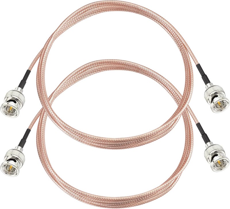 Superbat 3G SDI Cable 6ft BNC Cable 75 Ohm for Cameras Monitor Vedio Recorder BMCC Video Extender Supports HD-SDI 3G-SDI 4K SDI Video Jumper 2Pcs - Image 1