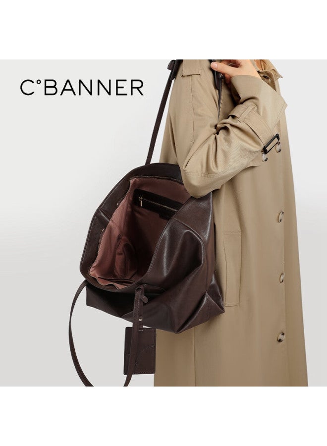 C.banner Women's Tote Bag Large Capacity Shoulder Bag Light Luxury Commuter Birthday New Year Gift For Girls Girlfriend - Image 2