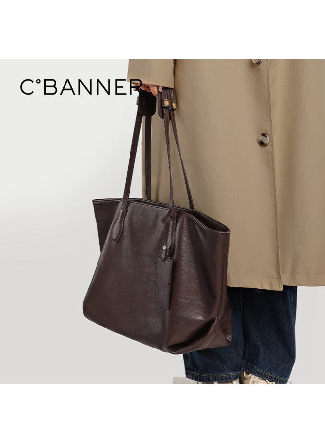 C.banner Women's Tote Bag Large Capacity Shoulder Bag Light Luxury Commuter Birthday New Year Gift For Girls Girlfriend - Image 1