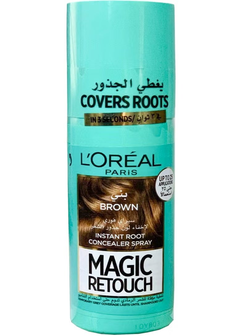 Loreal Paris Magic Retouch Instant Root Concealer Brown 75 Ml