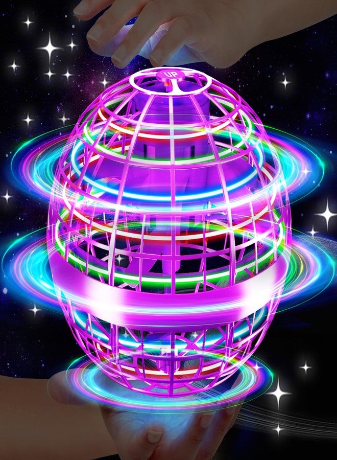 Vantexi Flying Orb Ball Toy,2026 Upgraded Parachute LED,Magic Hand Controlled Mini Gravity Ball,Cosmic Globe Boomerang,Cool Christmas Birthday Gift for 6 7 8 9 10+ Year Old Girls-Bright Purple - Image 1