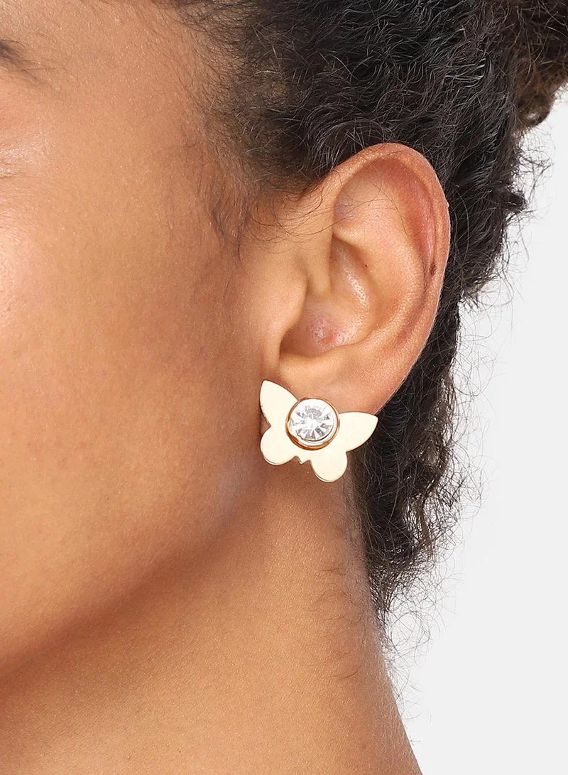 سوهي حلق مصمم للحفلات مطلي بالذهب