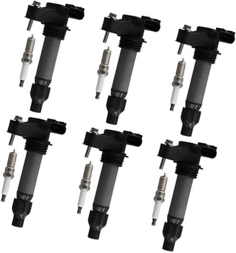 QASULER Ignition Coil and Spark Plug Set for Buick - Image 1