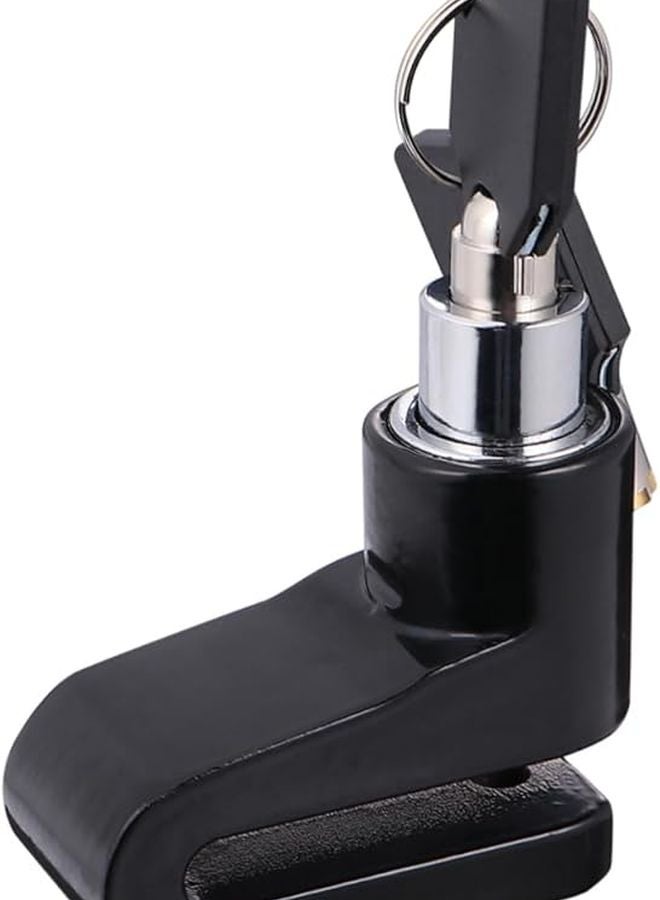 Motorcycle Disc Brake Lock Compact Anti Theft Security Device Black - Image 1