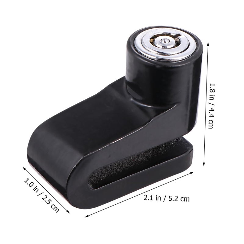 Motorcycle Disc Brake Lock Compact Anti Theft Security Device Black - Image 3