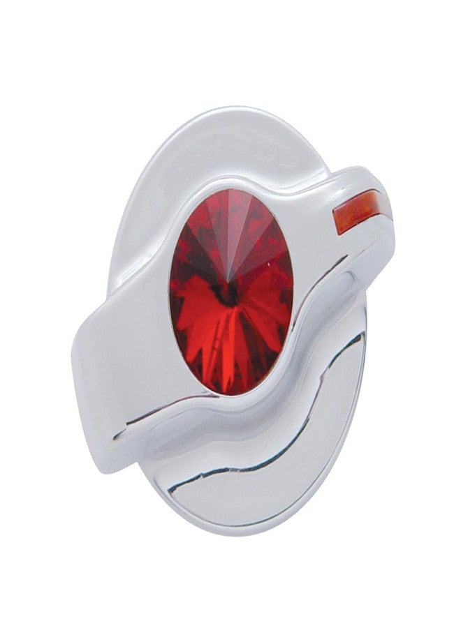 CTW A/C Control Knob with Red Diamond Compatible with Peterbilt 2006+ 379, 389, 388, 387, 386, 384 - Image 1