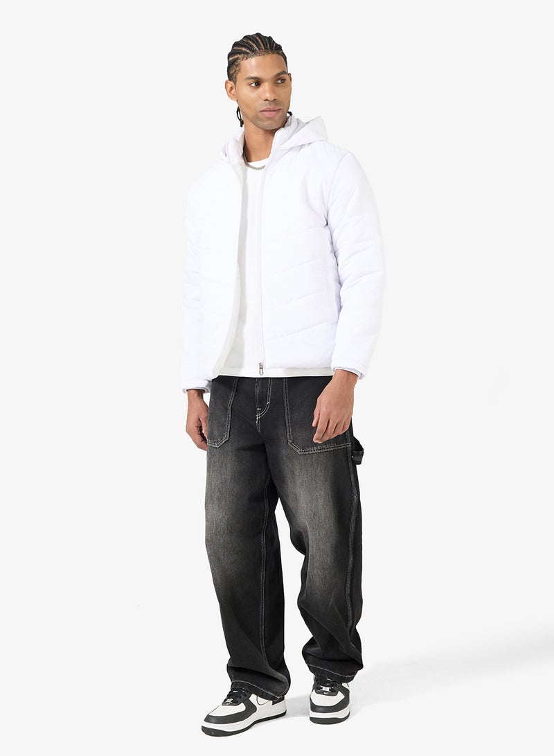 سفنتي فايف جاكيت منتفخ بغطاء رأس - Image 4