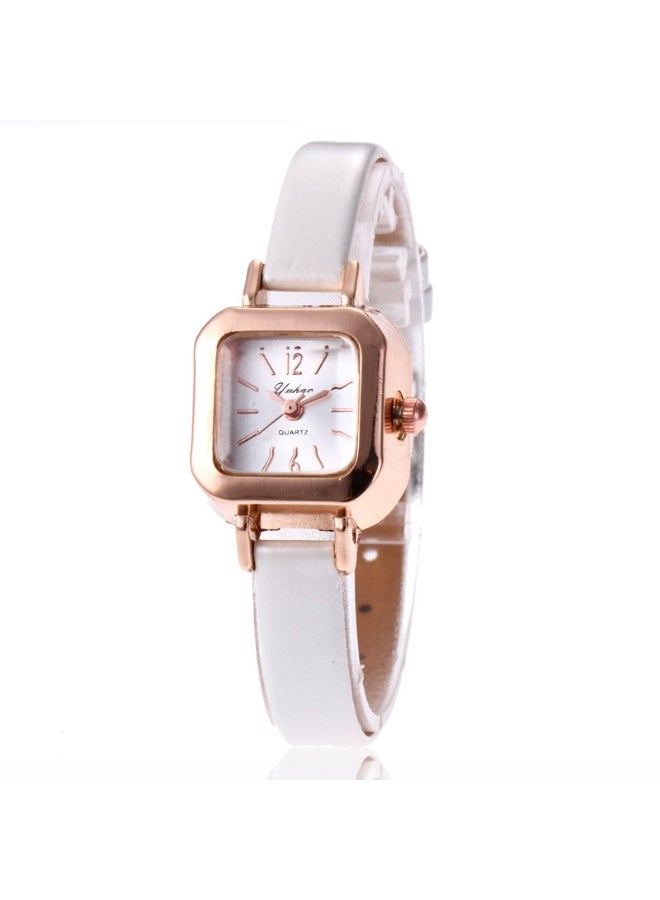 Mark Fairwhale Light Luxury Fine Belt Artistic Retro Women's Watch 