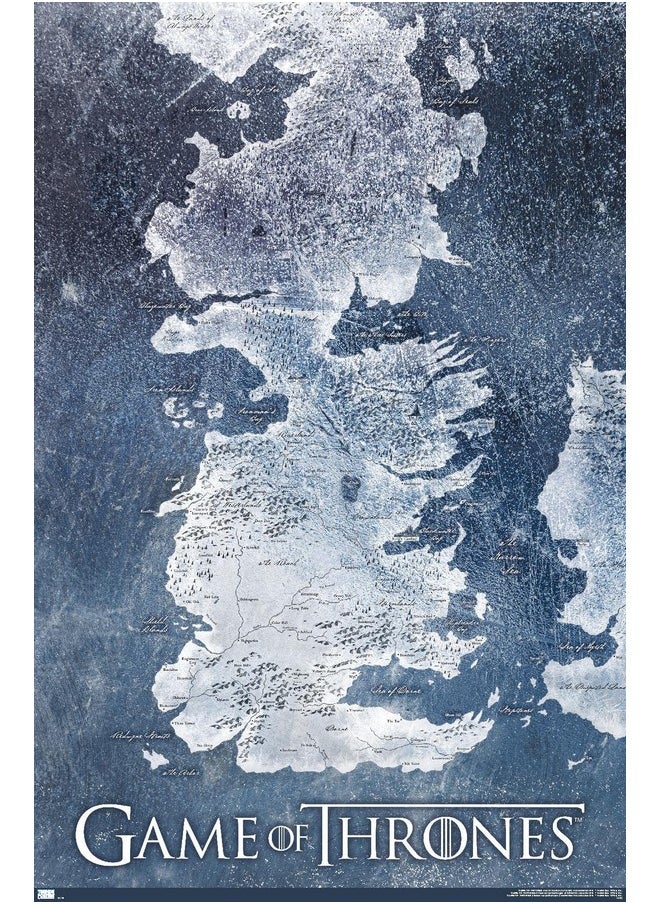 Trends International - Game Of Thrones - Winter Map Wall Poster - Image 1