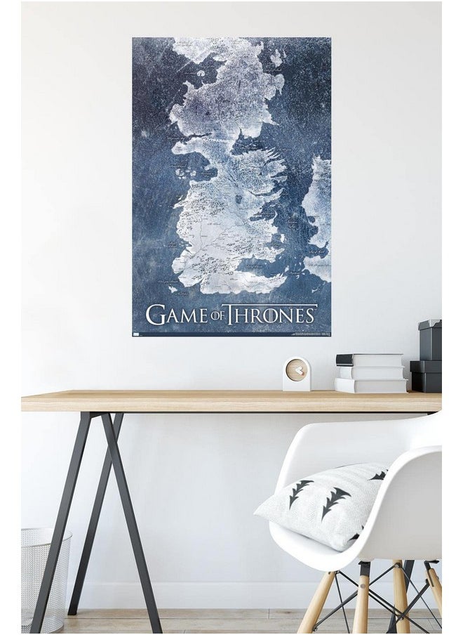 Trends International - Game Of Thrones - Winter Map Wall Poster - Image 1