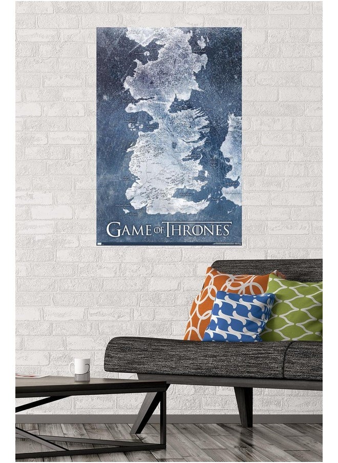 Trends International - Game Of Thrones - Winter Map Wall Poster - Image 1