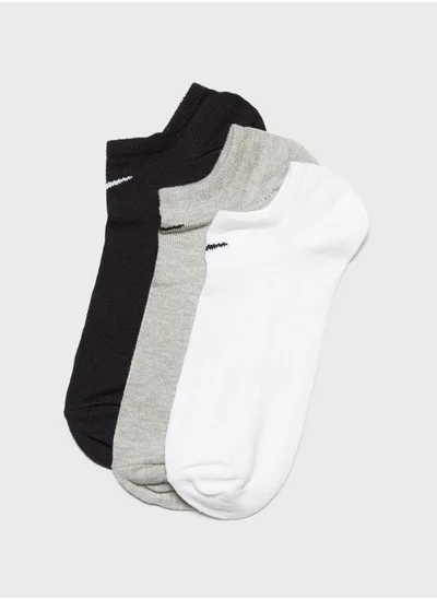 Nike 3 Pack Cushion No Show Socks