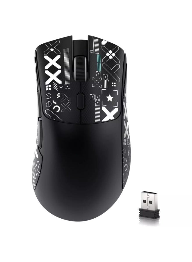 Attack Shark R1 Tri-Mode (Wireless 2.4G/Wired/BT5.2) Gaming Mouse, ,55g Lightweight,18K DPI Optical Sensor - Image 1
