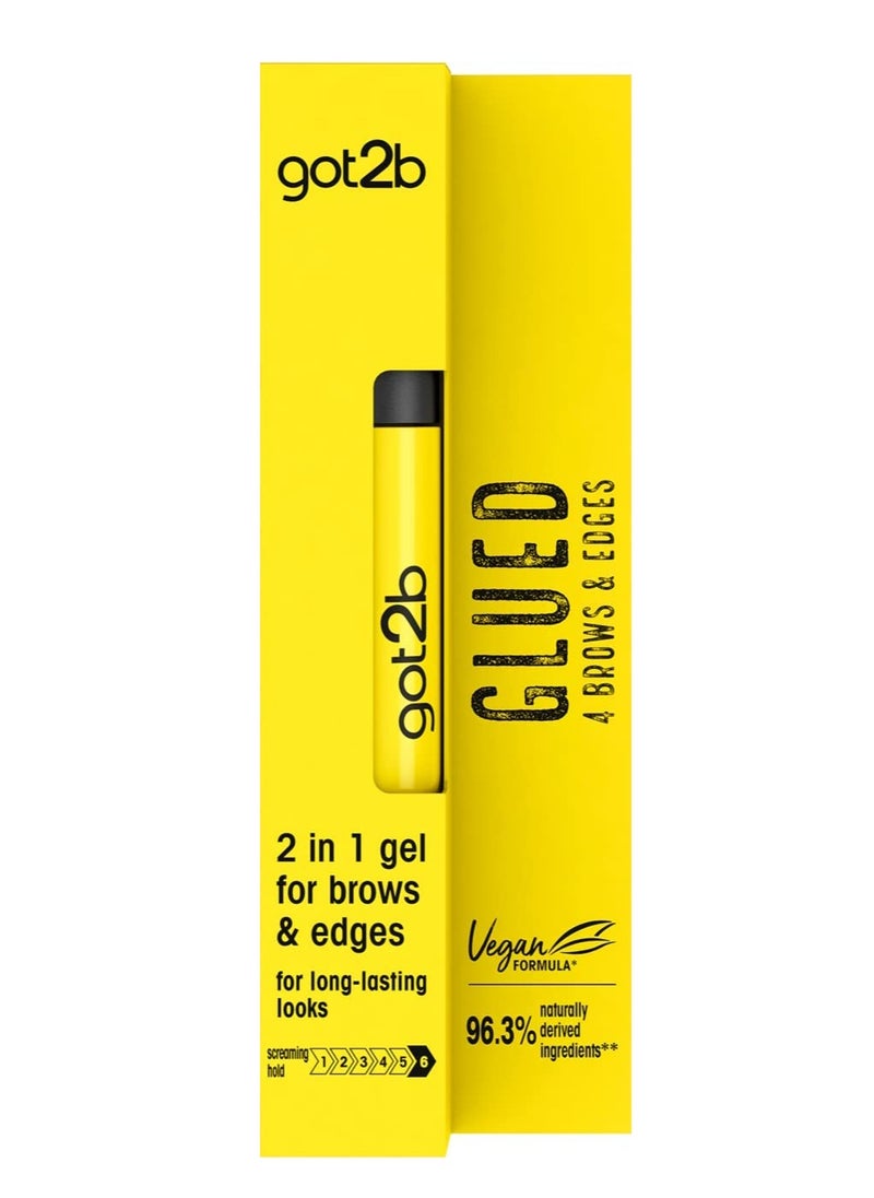 Schwarzkopf - Got2b Glued for Brows & Edges 2 in 1 Gel 16ml - Image 1