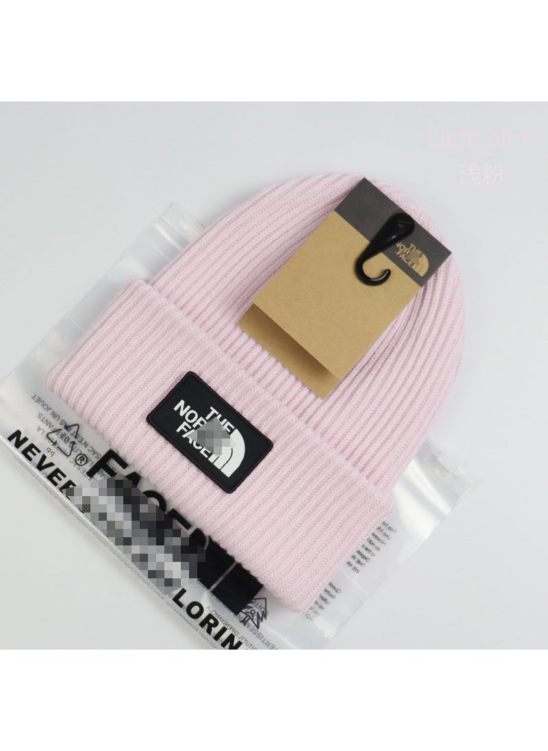 Generic Factory wholesale wool cap mens Japanese cold cap tide brand knitted cap womens pullover cap autumn and winter new hat solid color Diamond powder 