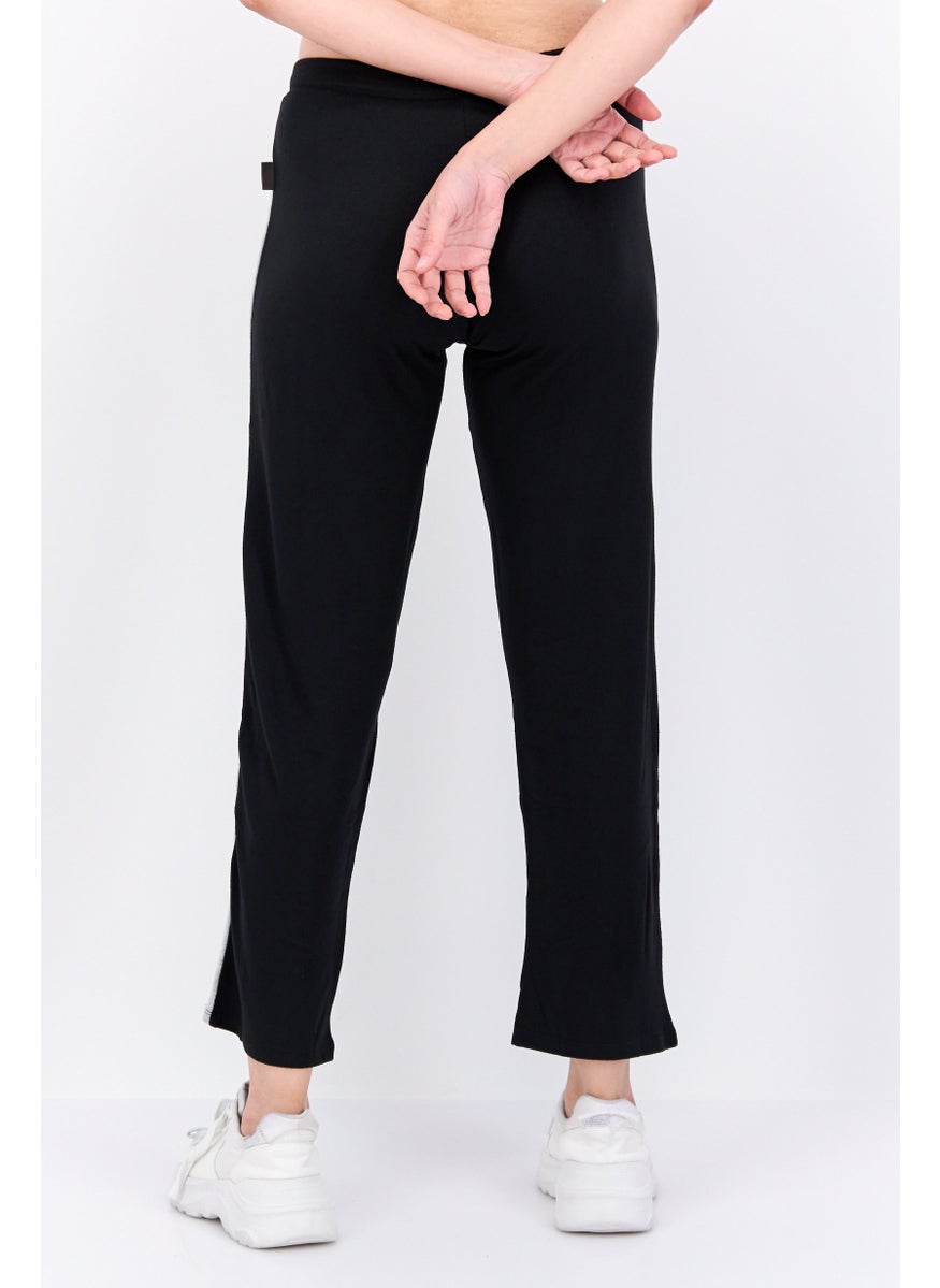 Women Regular Fit Heather Straight Leg Pants, Black - pzsku/Z516FF575A838F65B6357Z/45/_/1738160148/ee7d21cf-9d6b-47fe-aa83-71f2506f4095