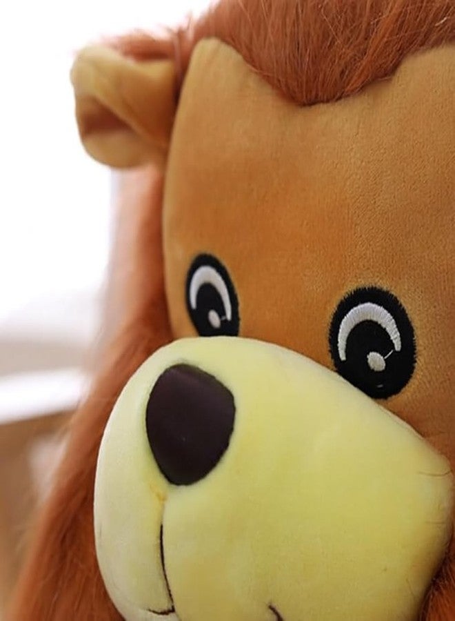 DTR Creation Cute Sitting Lion Soft Toy – 41cm | Big Size Plush Animal for Boys & Girls | Super Soft & Huggable Toy for Kids - Image 4