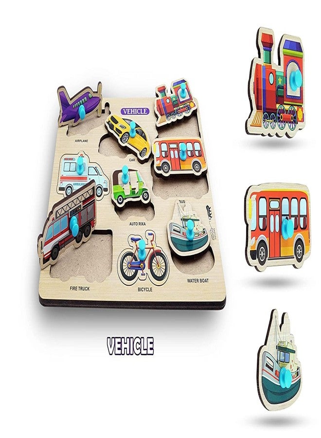 APPSTER Transport Vehicle Wooden Puzzle Toy Kids Games Toys for Kids 3+ Jigsaw Puzzles for Adults Baby Learning Educational Toys Board Game - Image 4