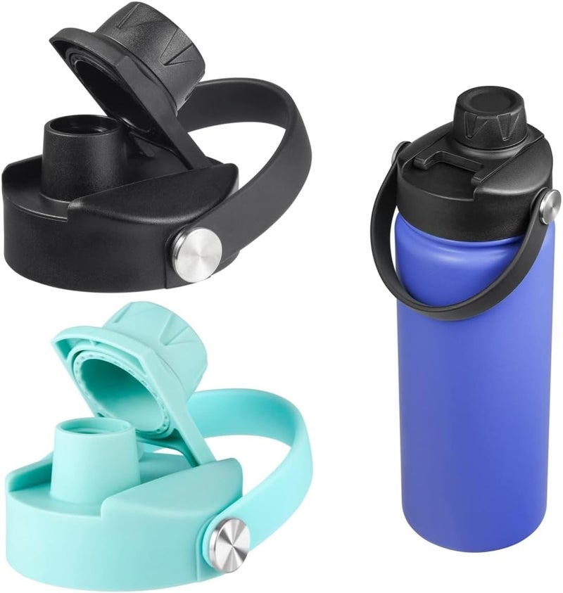 DBIW Lid for Hydro Flask 32 40 oz Wide Mouth, Replacement Lids Compatible with Hydro Flask Wide Mouth Water Bottle, Top Spout Lid with Handle, Wide Mouth Lid Chug Cap Accessories - Image 1