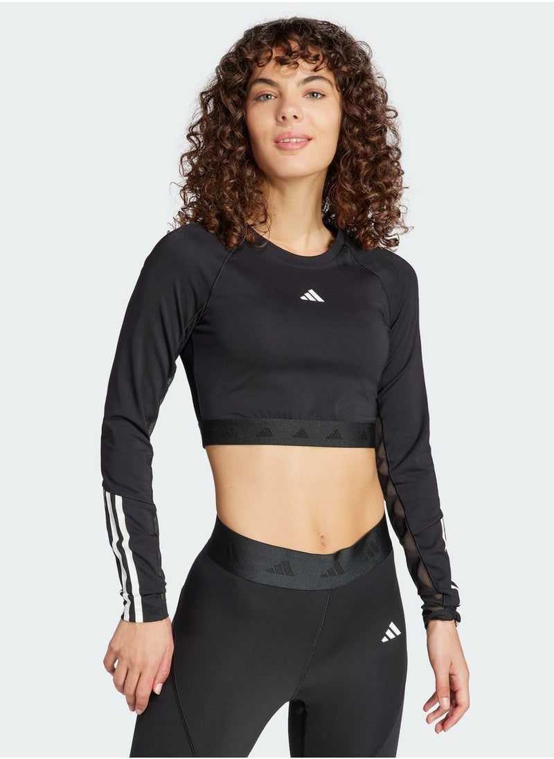 Adidas - Hyperglam Cropped T-Shirt - Image 1